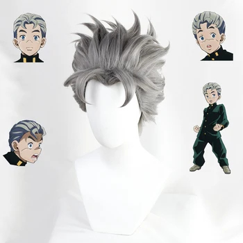 Anime JoJo veider seiklus Koichi Hirose kuumakindel Cosplay Kostüüm hairwear Wig+Parukas Kork 0