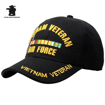 Hulgi Mereväe Vietnami Sõja Veteran Baseball Cap Kvaliteetne Tikand Reguleeritav Vabaaja Baseball Cap Meeste Ja Naiste AFB6