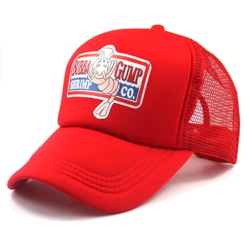 Unisex Mood Gump Taastada ühise põllumajanduspoliitika müts võre reguleeritavad baseball cap BUBBA GUMP Sport Mütsid suvel vabaaja mütsid cheapu