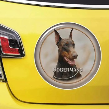 S62139# Doberman Koer isekleepuvad Decal Auto Kleebis Veekindel Auto Decors kohta Kaitseraua Tagumise Akna Sülearvuti Vali Suurus