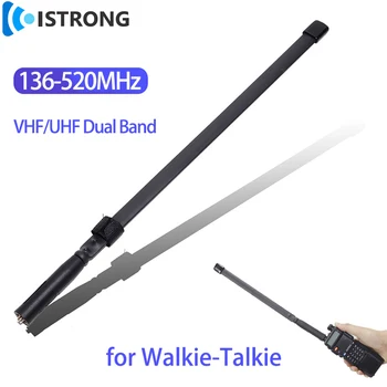 Baofeng Walkie Talkie Raadio Antenn 136-520MH VHF/UHF Dual Band Võimendi Väljas pikamaa Signaali Korduva Kokkupandav Paindlik