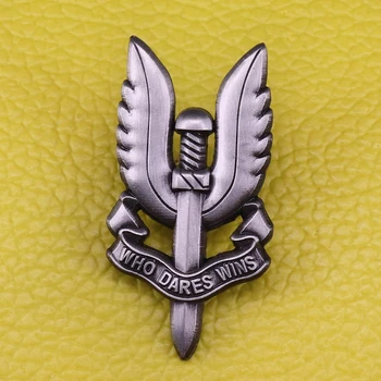 Kes Julgeb Võidab emailiga pin-SAS sõjalise sõle Briti Armee Special Air Service metallist rinnamärk mehed patriootliku kingitus