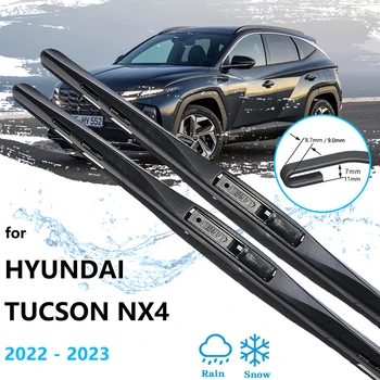Näiteks Hyundai Tucson NX4 2022 2023 Frameless Talvel Kojamehed Labad Akna Ees Esiklaas Tuuleklaasi Kummist Lõikur Auto Asendamine