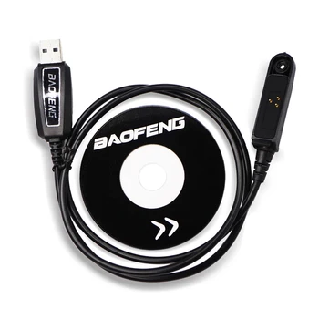 Baofeng USB Programming Cable Juhe, CD-Baofeng UV9R Pluss A58 BF 9700 S58 N9 jne Walkie Talkie UV-9R Plus BF-A58 kahesuunaline Raadio 0