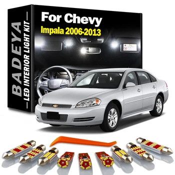 BADEYA 12tk Canbus LED Interjööri Kaart Dome Light Komplekt Chevrolet Chevy Impala 2006 2007 2008 2009 2010 2011 2012 2013 Led Pirn