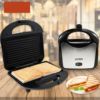 Hommikusöök Elektrilised Munad Sandwichi Maker 750W 220V Elektri-Sandwichi Maker Mini Grill Röster Köök Hommikusöök Leib Masin