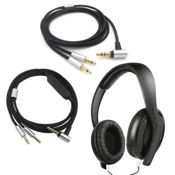 1 Tk Asendamine 3.5 mm kuni 2.5 mm Kõrvaklapi Kaabel Sennheiser HD202 HD477 HD497 Peakomplekt Audio Juhe koos Tuning Funktsioon