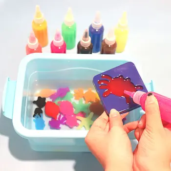 Lapsed Käsitöö DIY Käsitöö Maali Kleebised Montessori Haridus-Origami Maagia Vee Päkapikud Kit Komplekt Mänguasjad, Laste Kingitus Lastele, Käsitöö
