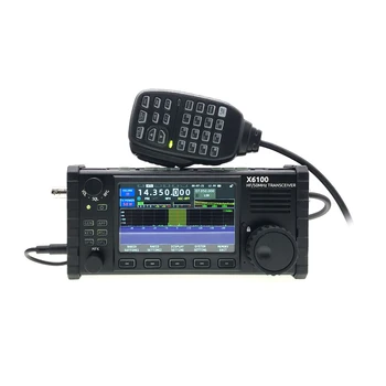 XIEGU X6100 50MHz HF Transiiver Kõik Mode Transceiver Kaasaskantav SDR Shortwave Saatja Antenni ja Tuuneri Või Kaitsva Käepide