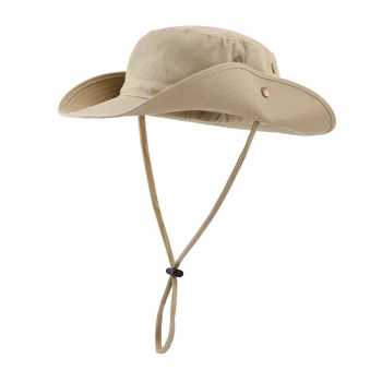 Connectyle Meeste-Naiste Boonie Päike Müts Laia Ääreni Reguleeritav Hingav Puuvillane Safari Müts, mille Rihm UV-Kaitse Väljas Mütsid 0