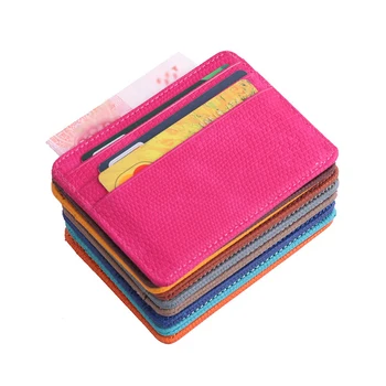 Multi Pesa Sisalik Muster Rahakott Meestele, Naistele Solid Color Slim Juhiluba Kaas Raha Clip Raha Omanik Kaardi Omaniku