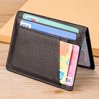 Super Slim Pehme Rahakott 100% Ehtne Nahk Mini Krediitkaardi Omanik Multi Slots Mündi Rahakott Rahakott, Rahakott Kaardi Omanikele Meeste Rahakott