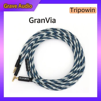 Tripowin GranVia 26AWG 36 Tegevussuundade x 4 Core Käsitöö Kõrvaklappide Asendamine Kaabel HD650 HD580 HD800 HIFIMAN ANANDA Hall