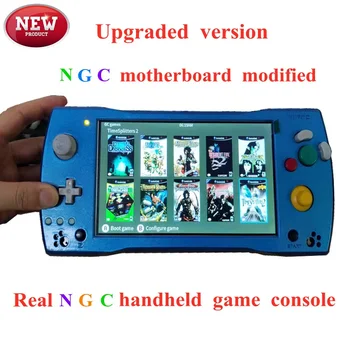 2022 Täiendatud versioon 7 tolline IPS LCD Arcade Mängu konsool, Muudetud WII emaplaadi NGC Gameboy Kahekordse juhtnuppu, Bluetooth