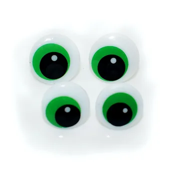 50tk Uus Cartoon Ring Roheline/Valge Plastikust Ohutus-Mänguasi Silma Käsitöö Tarvikud DIY -, Plüüš-Nukud, Loomade Nuku Tegemine 0