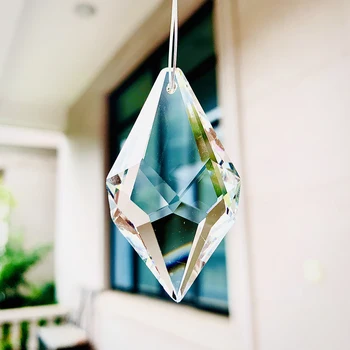 1TK 50mm Nool Tilk Kristallid Ripatsid Lühtrid Tarvikud Rippuvad Crystal Kaunistused Päikest Püüdja Crystal Prismad Lihvitud