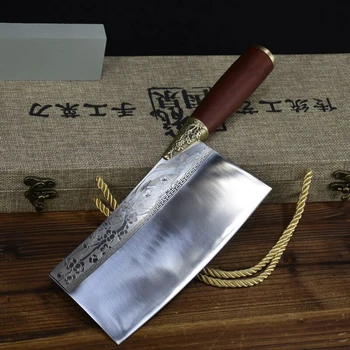 Viilutamine nuga Longquan köök nuga terav käsitsi sepistatud köök nuga professionaalne kokk nuga pere nuga tipptasemel