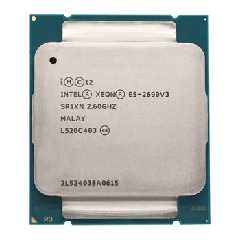 Intel Xeon E5 2690 V3 E5 2690V3 E5-2690V3 Protsessor 2.6 Ghz 12 Core 30MB Socket LGA-2011-3 CPU Sobivad X99 emaplaadi