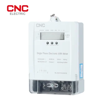 CNC DDS226-1 ühefaasiline Staatiline Watt Tund Arvesti AC Aktiivne Energia 230V 50Hz Max 60A Klass 1