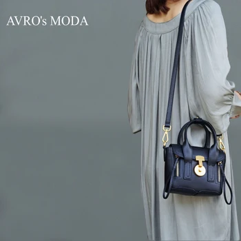 AVRO on MODA Fashion õlakott Naistele Luksuslik Disainer Käekotid Daamid naturaalsest Nahast Crossbody Retro Klapp Mini Väike Kott