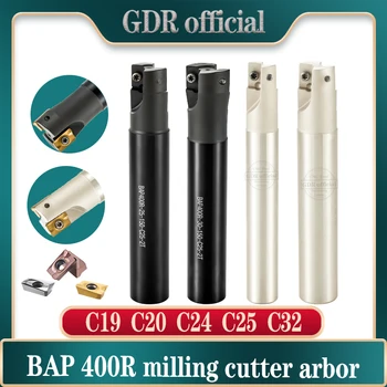 CNC BAP 400R milling cutter arbor Parem nurk 90 ° eest APM1604 lisab C19 C20 C24 C25 C26-C28 C32 2T 3T milling cutter arbor
