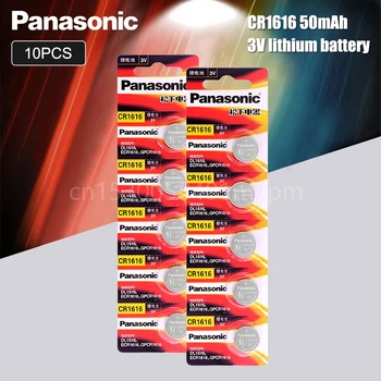CR1616 10TK nööpelement Mündi Patareid Panasonic Algse 100% cr 1616 3V Liitium Patarei DL1616 ECR1616 LM1616 0