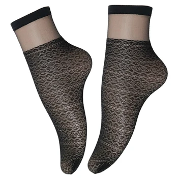 Suvel Naiste Õhukesed Sokid On Musta Khaki Kohvi Daamid Lühikeste Pahkluu Sokk Mood Seksikas Läbipaistev Siid Sokid Naiste Sukad