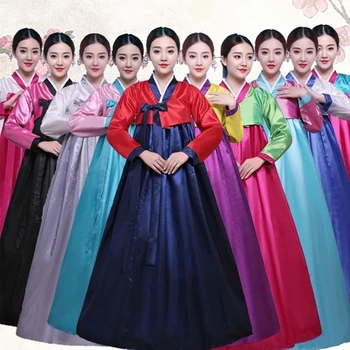 Oriantal Kostüüm Naistele korea Traditsiooniline näita Hanbok Lady rahvuslik Kleit Pikk Varrukas Naine korea Iidse Cosplay Clothingh
