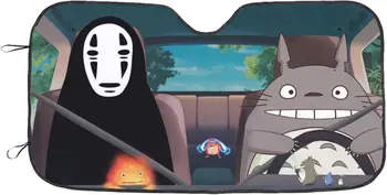 Anime Kokkupandav Auto Esiklaas Päike Tooni Universaalne Sobib Hoida Oma Sõiduki Lahe, Uv Päikese ja Soojuse Reflektor Auto, Veoauto
