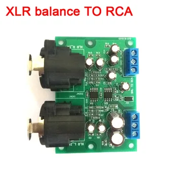 DYKB Stereo XLR tasakaalustatud audio sisend üleminek RCA audio väljund