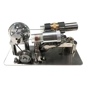 Stirling Mootori Mudel Alkoholiga Lamp Kõrge Temperatuuri Sai Soojusenergia Magnet Generaator Õpetamise Mänguasi