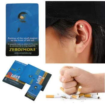 10tk Magnet Auricular Suitsetamisest Acupressure Plaaster Suitsetamisest Anti Smoke Patch Ei Sigarettide Suitsetaja Tervise Ravi 0