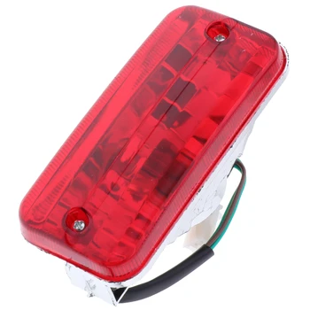 Mootorratta Punane Len LED Piduri-Stop Saba Kerge Integreeritud suunatuled Töötab Taillight Assamblee