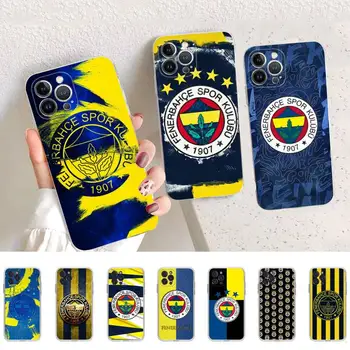 Türgi Fenerbahce Jalgpalli Telefon Case For iPhone 14 11 12 13 Mini Pro XS Max Katte 6 7 8 Plus X-XR SE 2020 Funda Kest