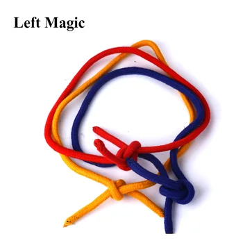 Kolm Stringid Ühendavad Trossid Magic Trikke Punane Kollane Sinine Magic Trossi Lähedalt Street Magic Rekvisiidid Illusioonid Trikk Tarvikud