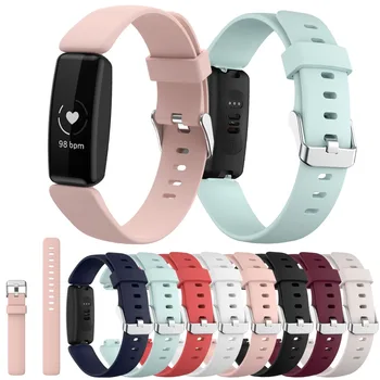 Silikoon Bänd Sport Silikoon Randme Rihmad Smart Watch Bänd Fitbit Inspire 2 Asendamine Käevõru Mood Tarvikud
