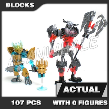 107pcs Bionicle Nägu Armor Tegija vs Kolju Veski Protector Lahing Käe Funktsioonid 10689 ehitusplokk Komplekt ühildub Mudel