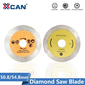 XCAN Diamond Saetera uut liikmesriiki 50,8/54.8 mm Mini Nägi Plaat 6mm Varre Spindlil Lõikamine Kivi ketassae Tera