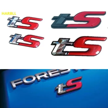 HARBLL 3D TS Embleem, Rinnamärk Kleebis Suurepärane Sile Läikiv Embleem Car Styling Tarvikud Subaru Metsnik BRZ WRX STI