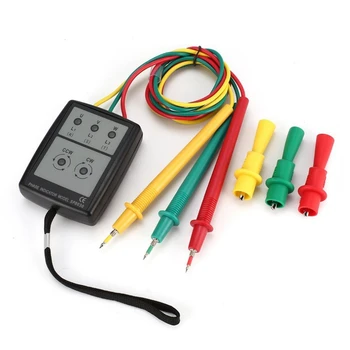 SP8030 3Phase Rotatsiooni Tester-Digital Etapp Indikaator Detektor LED, Buzzer Faaside Järjestus Arvesti Pinge Tester 200-480VAC