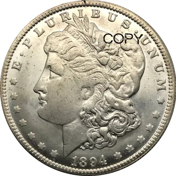1894 Ameerika Ühendriikide 90% Hõbe Morgan Üks Dollar/Koopia Mündid/High Quality