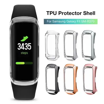 360 TPÜ Protector Juhul Katab Kest Samsung Galaxy Fit SM-R370 Nutikas Käevõru Kate Põrutuskindel Vaata Raami 0