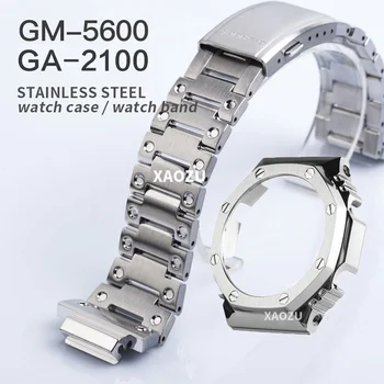 XAOZU Eest GA-2100 Watch Band Rihm Bezel/Juhul 316L Roostevabast Terasest Metallist Terasest Turvavöö Tööriistade Hulgimüük Watchband GA2100 must