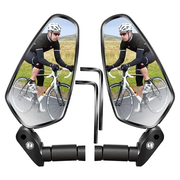 360° Pööratav Jalgratta Rearview Mirror Lenkstangi Rearview Mirror Sobib Maantee/Mountain/Laste/Täiskasvanute Jalgrattad 0