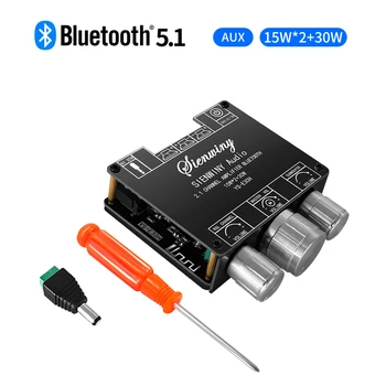 YS-E30H 2.1 Kanali Bluetooth 5.1 Heli Võimendi Juhatuse 2X15W+30W Kõrge Ja Madal Bass, Stereo, Subwoofer APP Moodul Heli VÕIMENDI