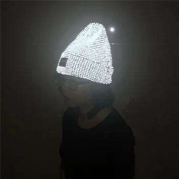 2022 Uus-Reflective Beanie Müts Naiste Skullies Sügis-Talvel Kork Mood Naiste Müts Soojad Mütsid Brändi Kootud Mütsid Meestele Gorro 0