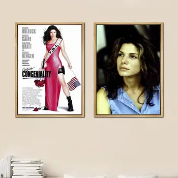Sandra Bullock Plakatid Maali 24x36 Seina Art Canvas Poster tuba decor Moodne Perekond magamistuba Teenetemärgi Art wall decor