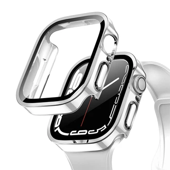 Apple watch Juhul 45mm Karastatud Klaasist Ekraan Kaitsja iwatch se Correa apple vaadata 44mm 8 7 6 SE 5 4 40mm 41mm katmine juhul