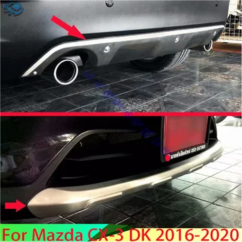 Näiteks Mazda CX-3 ei OSKA öelda 2016-2020 Auto Tarvikud Roostevabast Terasest Esikülg ja Tagumine Kaitseraud Veojõu Protector kaitseplaat 2017 2018 2019