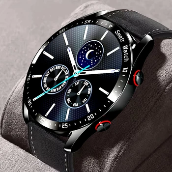2022 Uus EKG+PPG AMOLED Ekraan Smart Watch Bluetooth Kõne Pleier Meeste Vaata Sport Veekindel Luxury Smart Watch Mehed+Kast